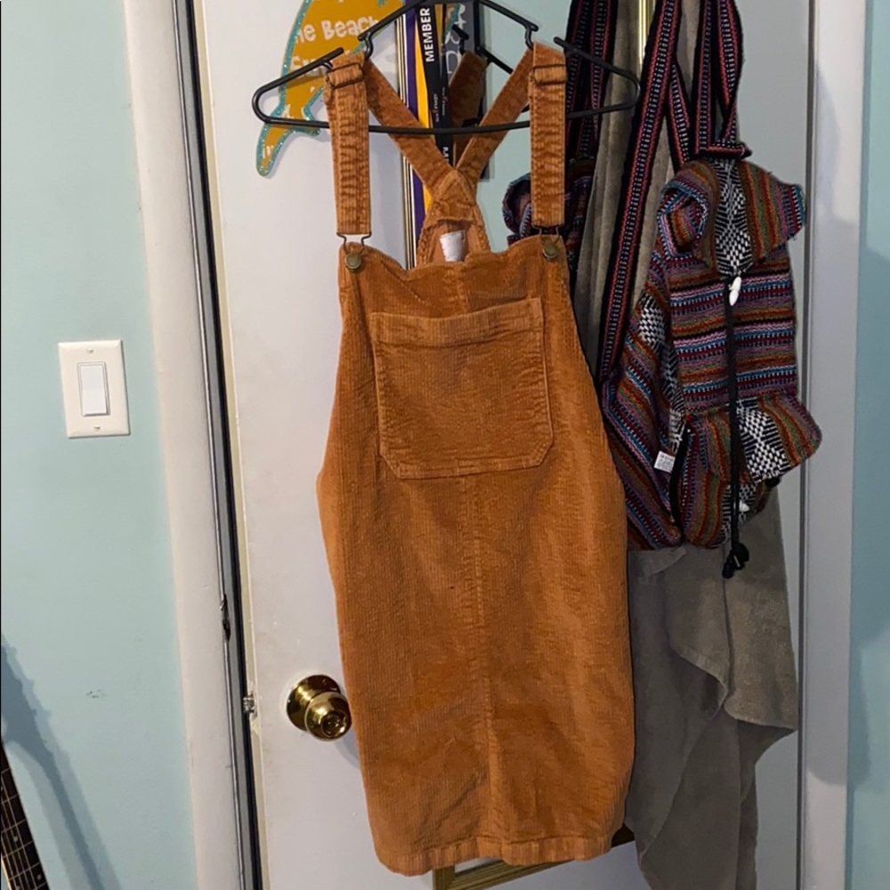 Corduroy Overall Dress